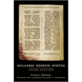Williams' Hebrew Syntax, Third Edition