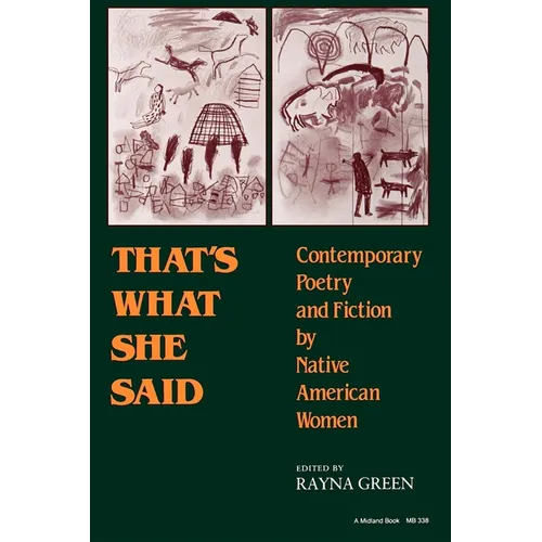 That S What She Said: Contemporary Poetry and Fiction by Native American Women