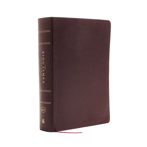 The King James Study Bible, Bonded Leather, Burgundy, Full-Color Edition