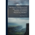 Beitrage zur Kenntnis des Stils von John Donne in seinen "Poetical Works".