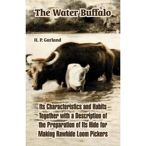 The Water Buffalo: Its Characteristics and Habits Together with a Description of the Preparation of Its Hide for Making Rawhide Loom Pickers