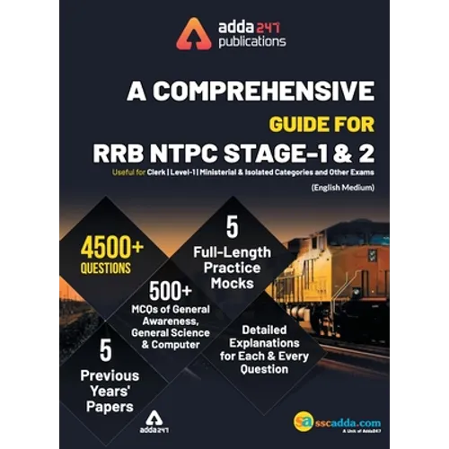 A Comprehensive Guide for RRB NTPC, Group D, ALP & Others Exams 2019 English Printed Edition (NTPC Special)