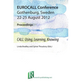 2012 EUROCALL Proceedings: CALL: Using, Learning, Knowing