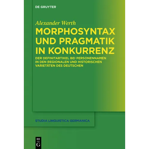 Morphosyntax und Pragmatik in Konkurrenz