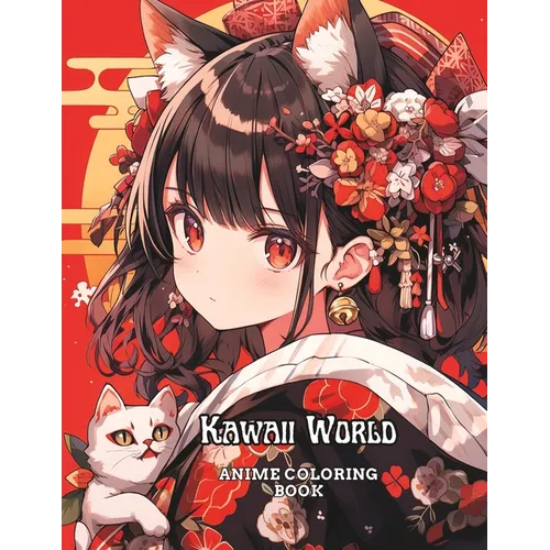 Kawaii World: Anime Coloring Book