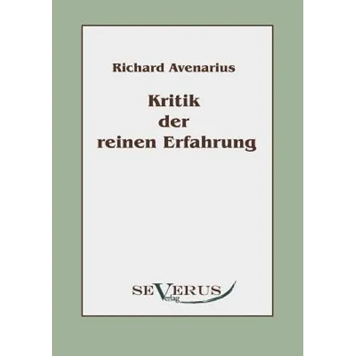 Kritik der reinen Erfahrung