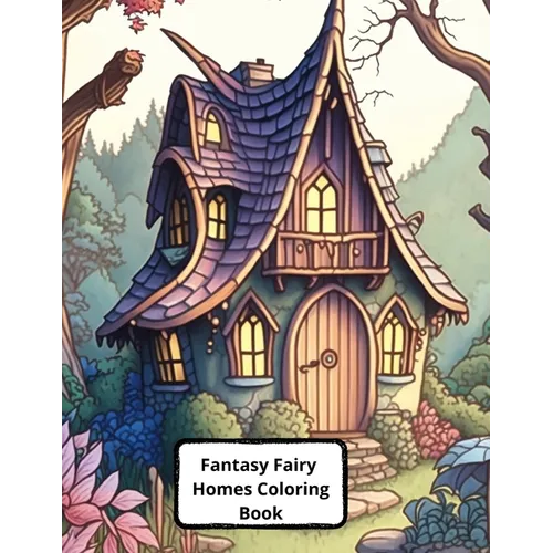 Fantasy Fairy Homes Coloring Book: +45 Images