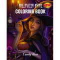 Coloring Book: A Halloween coloring book with fun and pretty designs of Anime for adults and kids