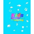 Kids Sketch Coloring: Cute Sketchbook for kids with 100+ Pages of 8.x10 Paper for Drawing Animals and Fruits Tiere und Obst . Draw & Be Happ