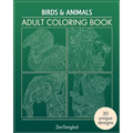 Adult Coloring Books: Birds & Animals: Zentangle Patterns - Stress Relieving Animals and Birds Coloring Pages for Adults
