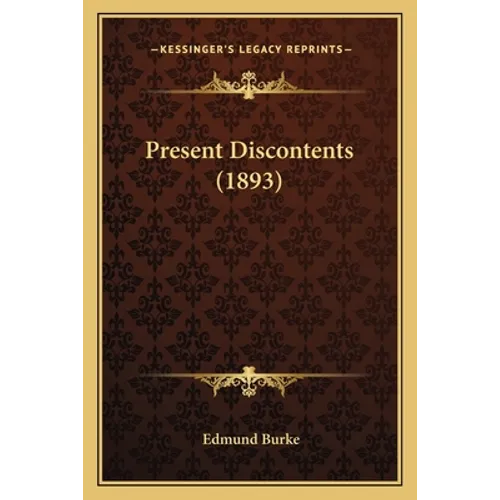 Present Discontents (1893)