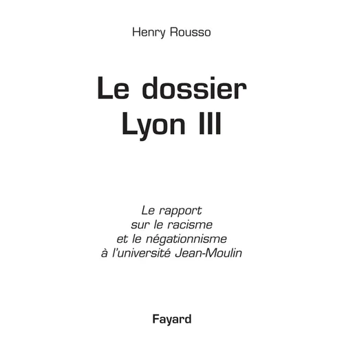 Le dossier de Lyon III