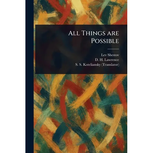 All Things Are Possible