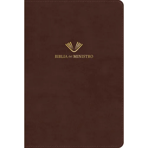 Rvr 1960 Biblia del Ministro, Edición Ampliada, Caoba Piel Fabricada