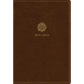 Rvr60, Santa Biblia, Letra Supergigante, Leathersoft, Café, Con Índice Y Cierre, Comfort Print