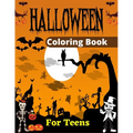 HALLOWEEN Coloring Book For Teens: 30+ fun Design Adults Halloween Coloring Book (Awesome Gifts For Teenagers)