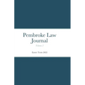 Pembroke Law Journal Volume 2