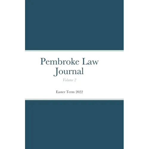 Pembroke Law Journal Volume 2