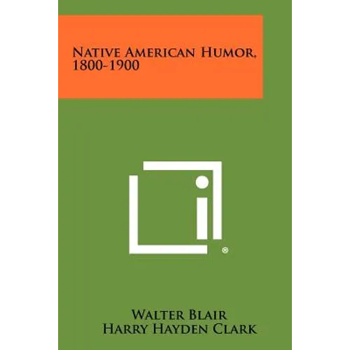 Native American Humor, 1800-1900