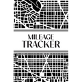 Mileage Tracker (Urban Map Black and White): 6"x9" 4 Car Mileage Tracker Over 100 pages and 30+ Entries Per Page! Auto Vehicle Mileage Journal, Odomet