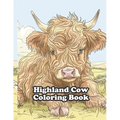 Highland Cow Coloring Book: For Relaxation and Stress Relief