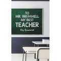 To Mr. Brummell My Best Teacher