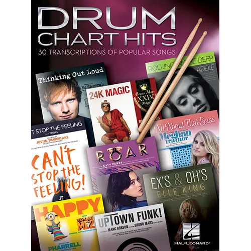Drum Chart Hits: 30 Transcriptions of Popular Songs