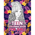 Teen Coloring Books for Girls: Fun activity book for Older Girls ages 12-14, Teenagers; Detailed Design, Zendoodle, Creative Arts, Relaxing ad Stress