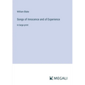 Songs of Innocence and of Experience: in large print