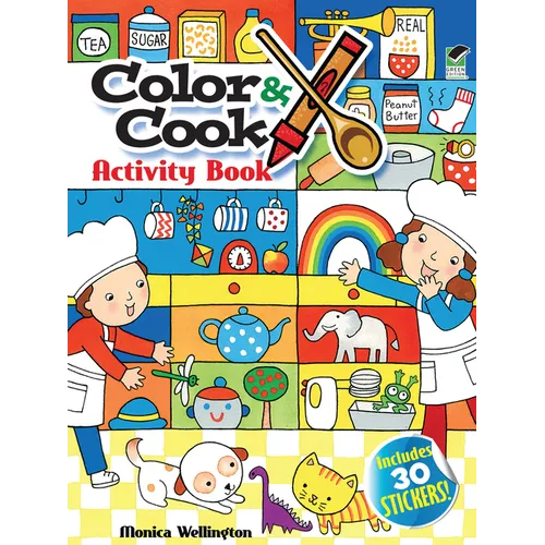 Color & Cook Activity Book