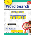 Word Search Puzzles in Swedish for Beginners - Awesome! Vol.1 - Delta Classics