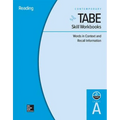 Tabe Skill Workbooks Level A: Words in Context and Recall Information - 10 Pack