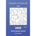 Suguru Puzzles - 200 Hard to Master Puzzles 9x9 vol.14