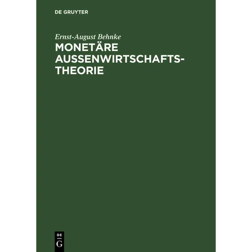 Monetäre Außenwirtschaftstheorie