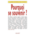 Pourquoi se souvenir