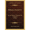 Biblioteca Portatil V1: De Los Padres Y Doctores De La Iglesia (1791)