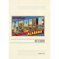 Vintage Lined Notebook Greetings from Mobile