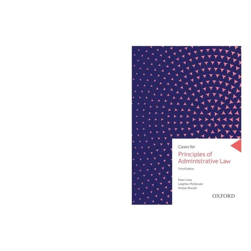 Cases for Principles of Administrative Law - Paperback