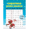 Christmas Word Search Puzzle Book for Adults Large Print: 1160 Christmas Word, Activity Games, Perfect Gift for AdUlts