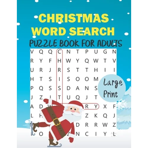 Christmas Word Search Puzzle Book for Adults Large Print: 1160 Christmas Word, Activity Games, Perfect Gift for AdUlts