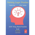 Variety Logic Puzzles - Numbricks, Killer Sudoku 200 Very Hard Puzzles 9x9 Book 12