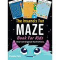The Insanely Fun Maze Book For Kids: Over 60 Original Illustrations With Space, Underwater, Jungle, Food, Monster, and Robot Themes