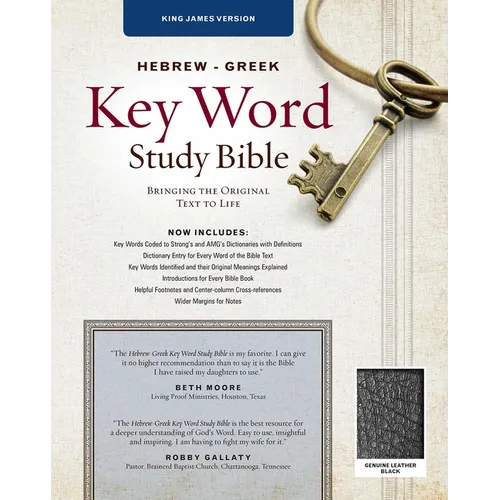 Hebrew-Greek Key Word Study Bible-KJV: Key Insights Into God's Word