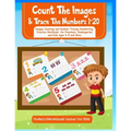 Count The Images And Trace The Numbers 1-20: Images Counting and Number Tracing Handwriting Practice Workbook for Preschool, Kindergarten and Kids Age