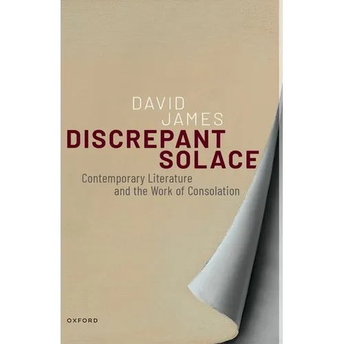 Discrepant Solace: Contemporary Literature and the Work of Consolation