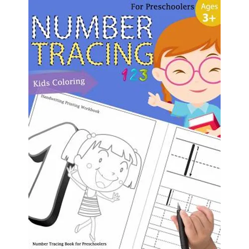 Number Tracing Book for Preschoolers: Number tracing books for kids ages 3-5, Number tracing workbook, Number Writing Practice Book, Number Tracing Bo