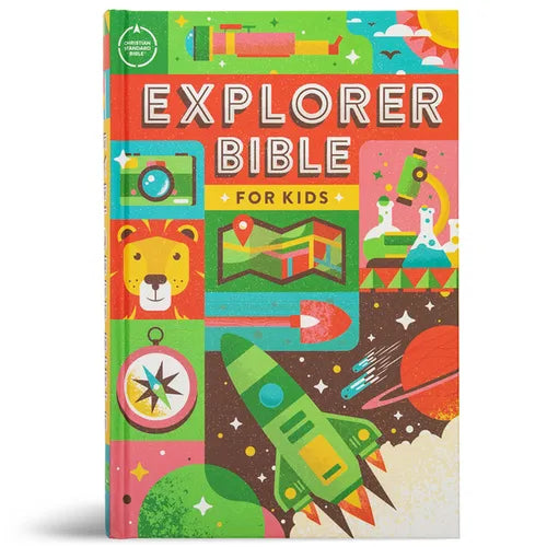 CSB Explorer Bible for Kids, Hardcover: Placing God's Word in the Middle of God's World
