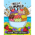 Hello Summer Coloring Book for Adults: (Easy Coloring Books for Adults)