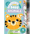 Junior Shiny Sticker Art: Baby Animals: With 12 Easy-To-Make Sticker Mosaics