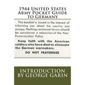 1944 United States Army Pocket Guide to Germany